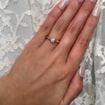 Floating Diamond Ring by Brown Goldsmiths'