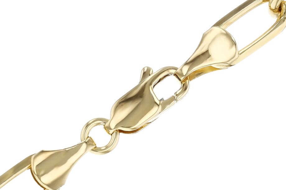 Paperclip Bracelet – 5.2mm - clasp view