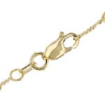 Mixed Link Chain Necklace - clasp view