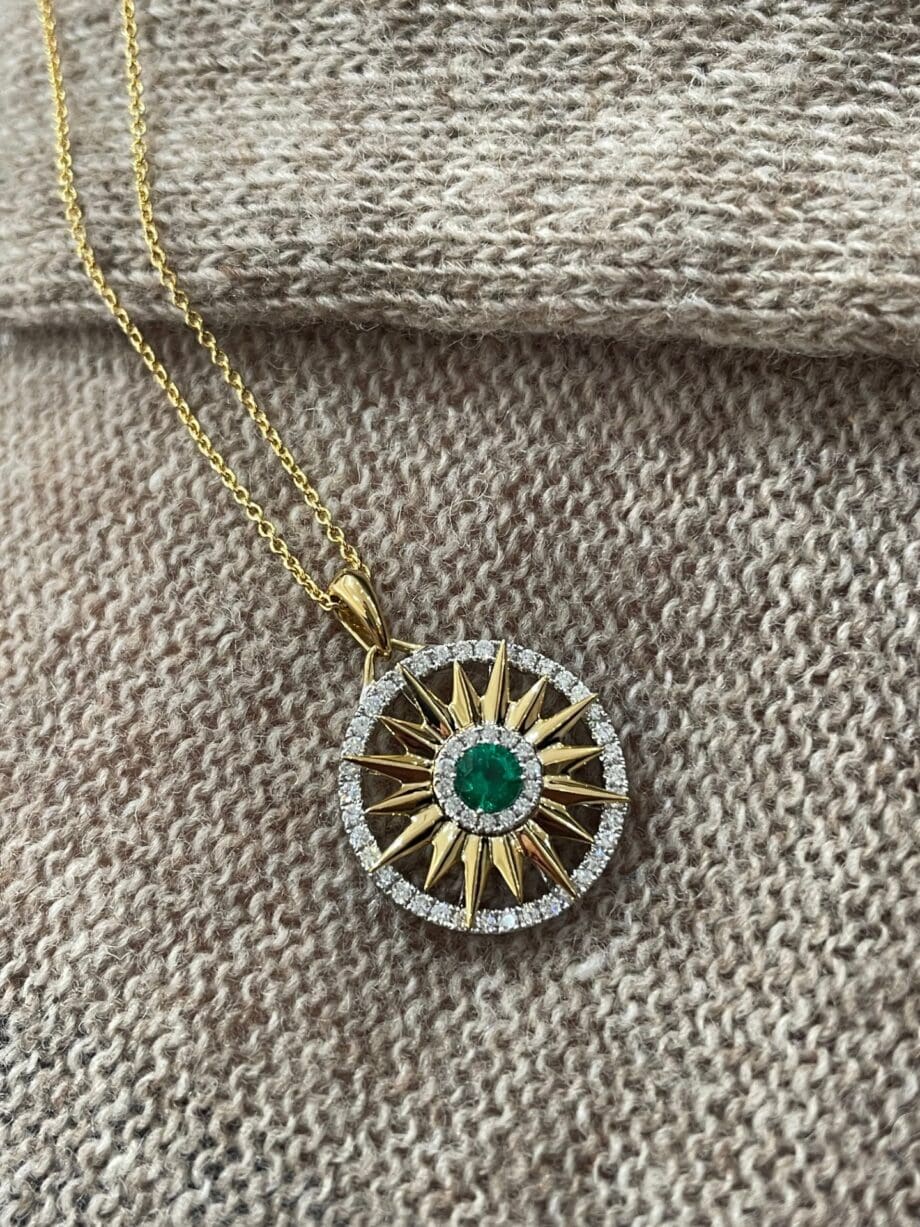 Sunflare Pendant Necklace