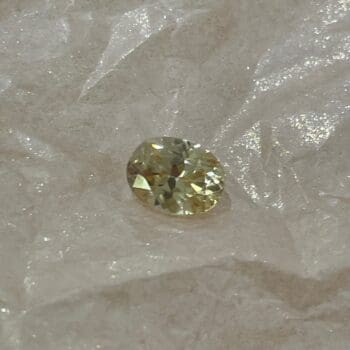 Yellow Zircon - loose oval