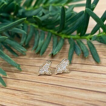 Maine Diamond Stud Earrings
