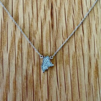 Diamond Maine Pendant Necklace