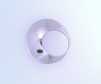 Mobius Twist Pendant in 14K White Gold - Image 2
