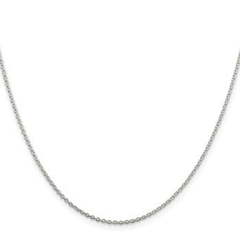 18 inch sterling silver cable chain necklace