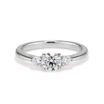 Round 0.60ct Diamond Engagement Ring in Platinum