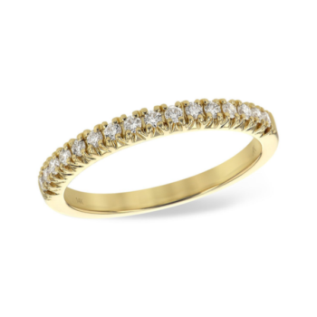 Diamond Necklace with 14K Two Tone Bead-Set Cable Chain