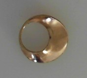 Möbius Twist Pendant © 14K Yellow Gold