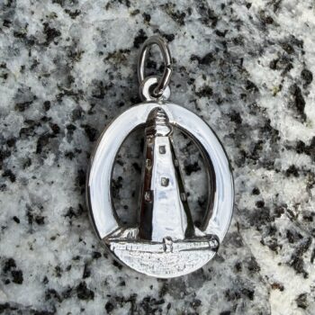 Sterling Silver Portland Observatory Lighthouse Charm