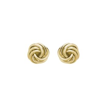 14K Yellow Gold Stud Earrings